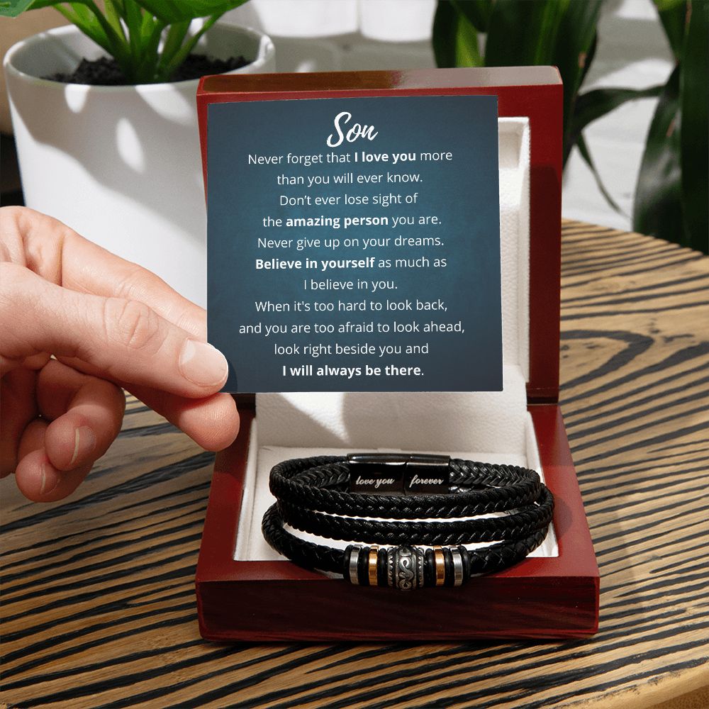 Son I will always be there ET Mens Bracelet