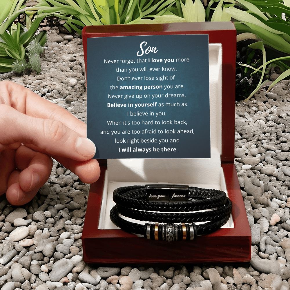 Gift for Son - Love You Forever Bracelet