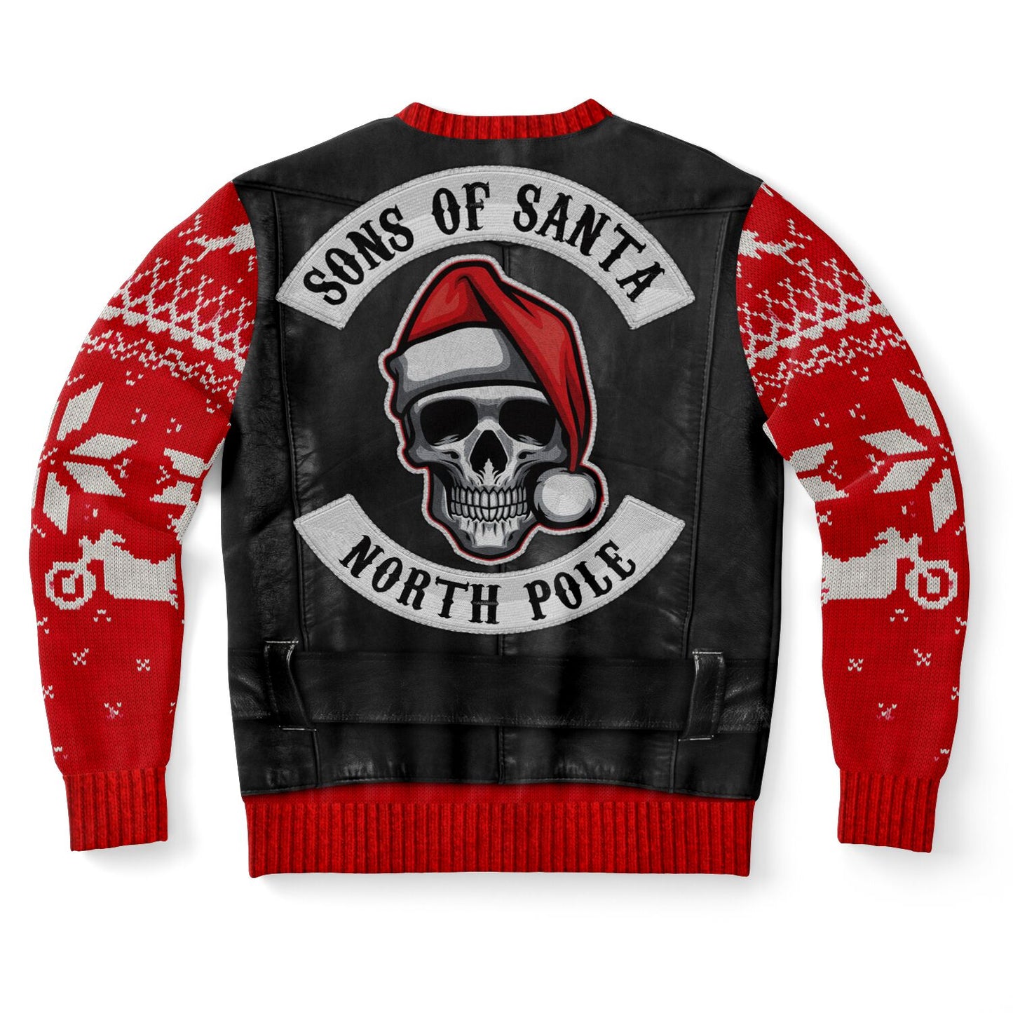 Biker Santa Ugly Christmas Sweater