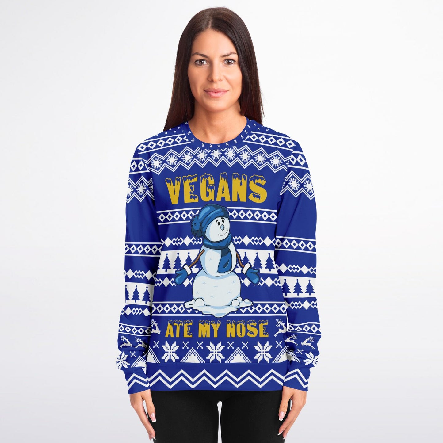 Vegans ate my Nose Ugly Christmas Sweater