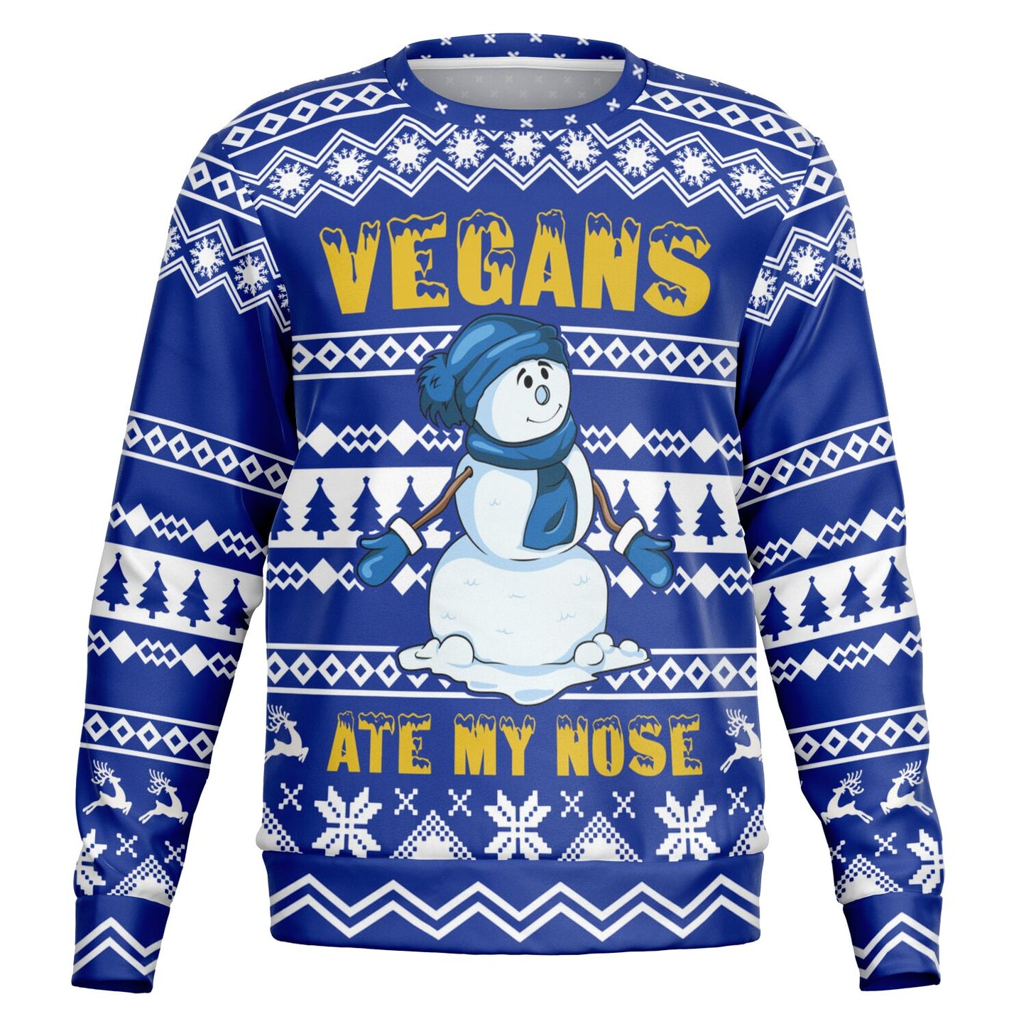 Vegans ate my Nose Ugly Christmas Sweater