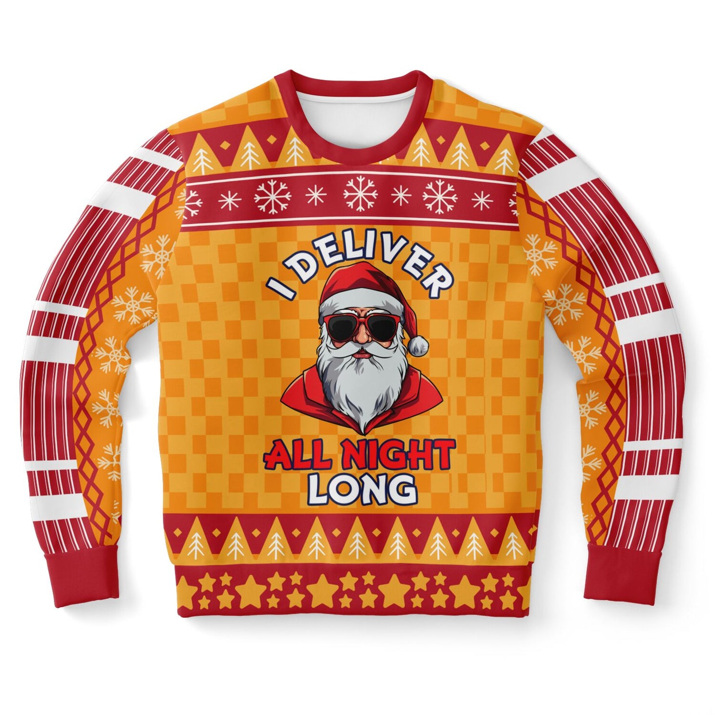 "I Deliver All Night Long" Ugly Christmas Sweater
