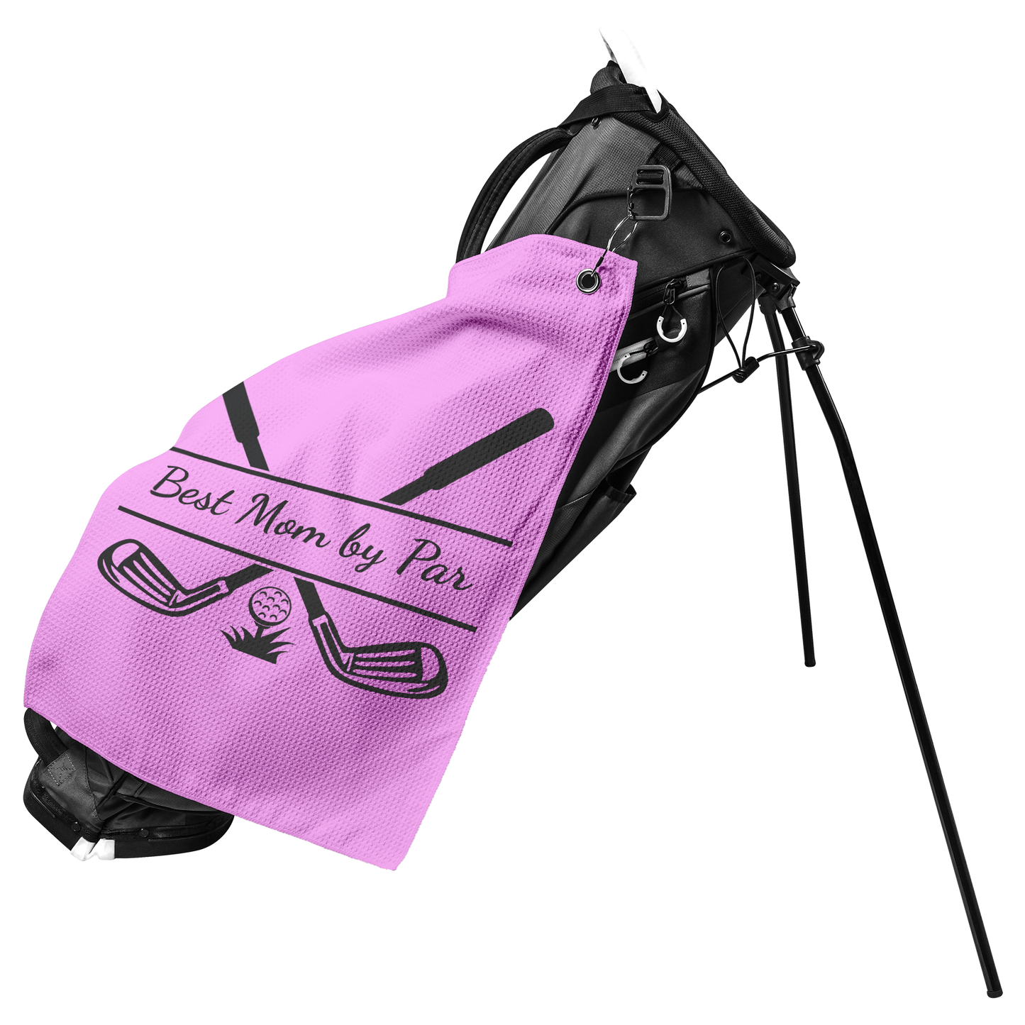Best Mom by Par - Waffle Golf Towel