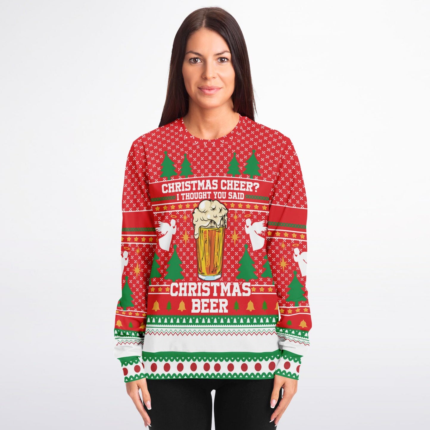 Christmas Beer/Christmas Cheer Ugly Christmas Sweater