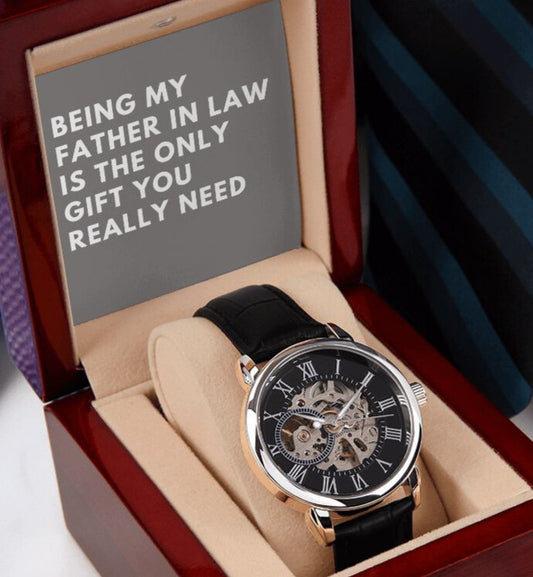 Father in Law Gift - Openwork Watch