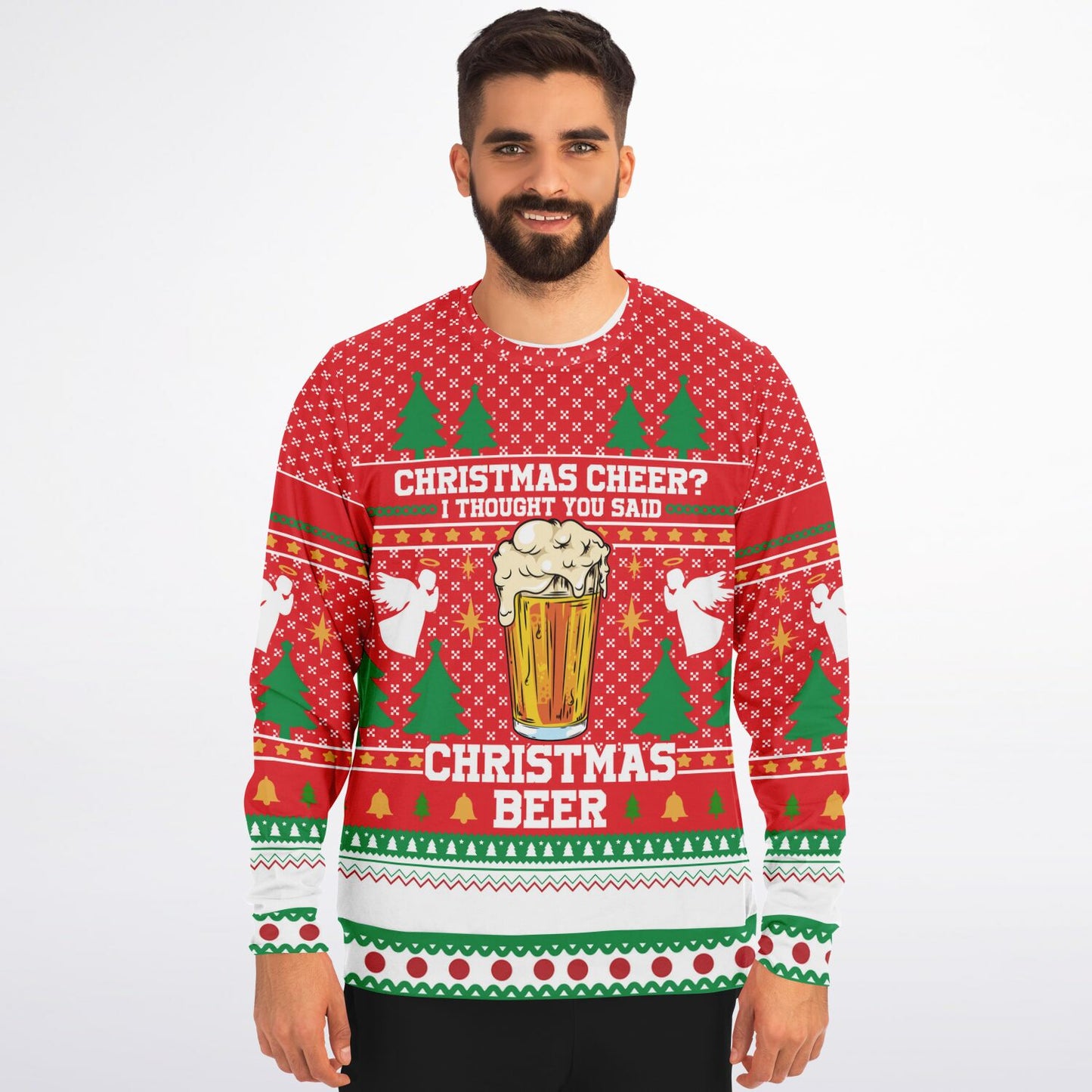 Christmas Beer/Christmas Cheer Ugly Christmas Sweater
