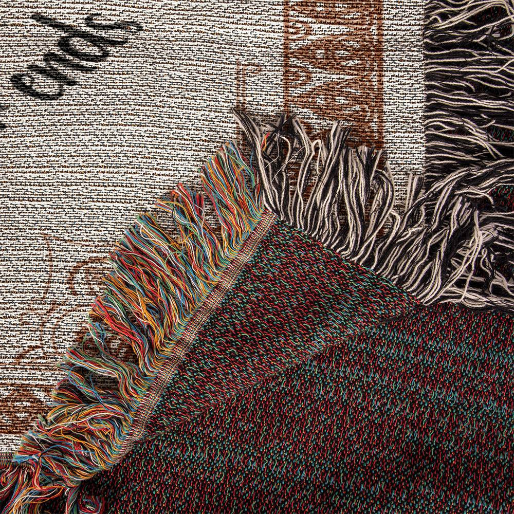 "Family, where life begins and love never ends" Heirloom Throw Blanket