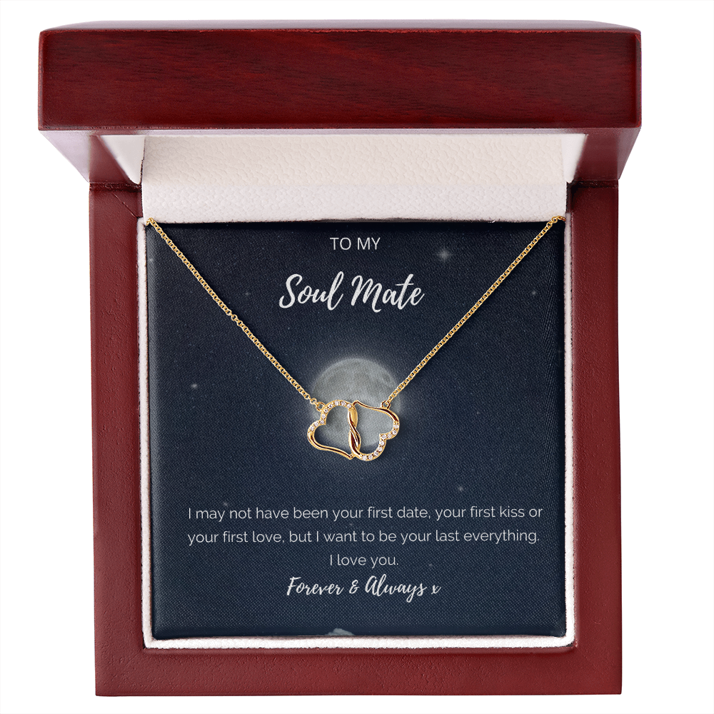 Soul Mate Ever Lasting Love Heart Necklace