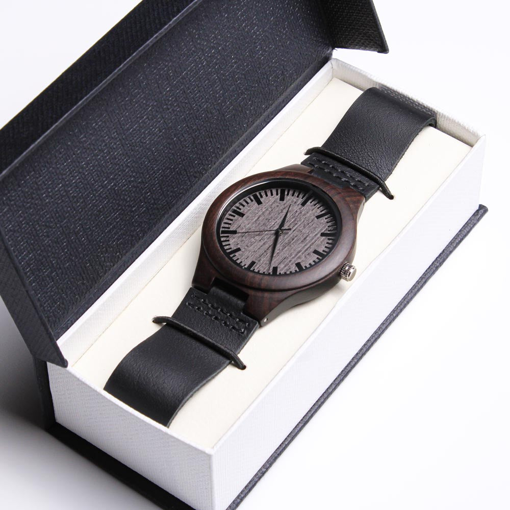 Wooden Watch Gift for Future Husband