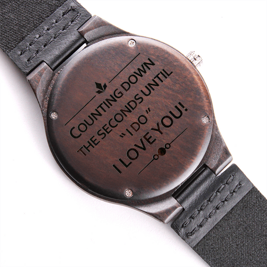 Wooden Watch Gift for Future Husband