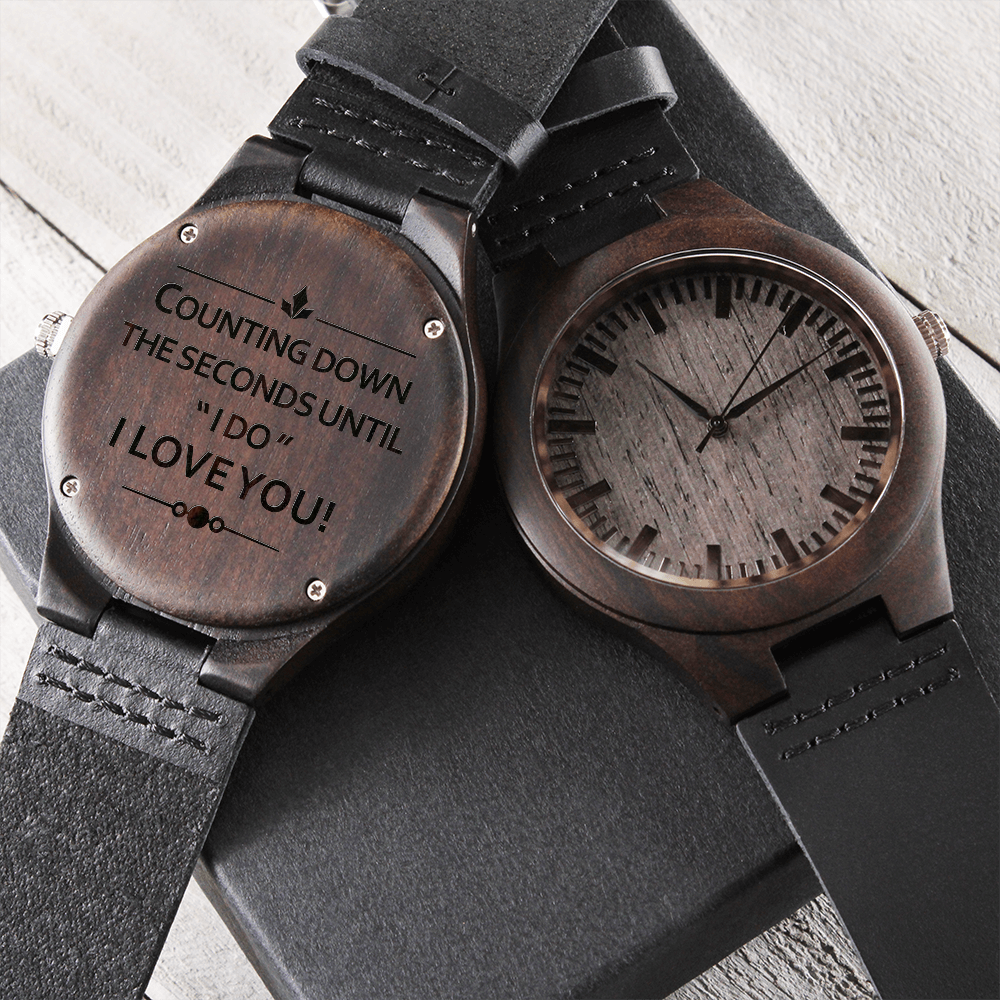Wooden Watch Gift for Future Husband
