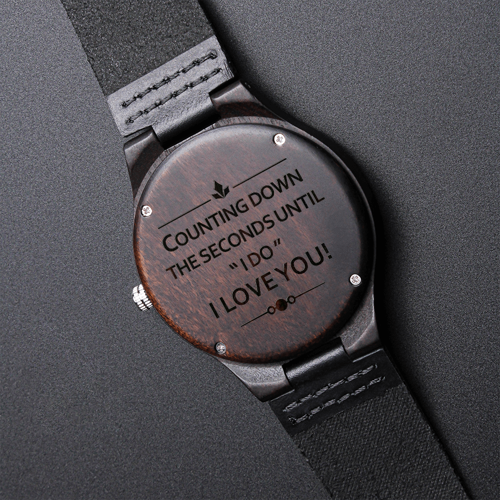 Wooden Watch Gift for Future Husband