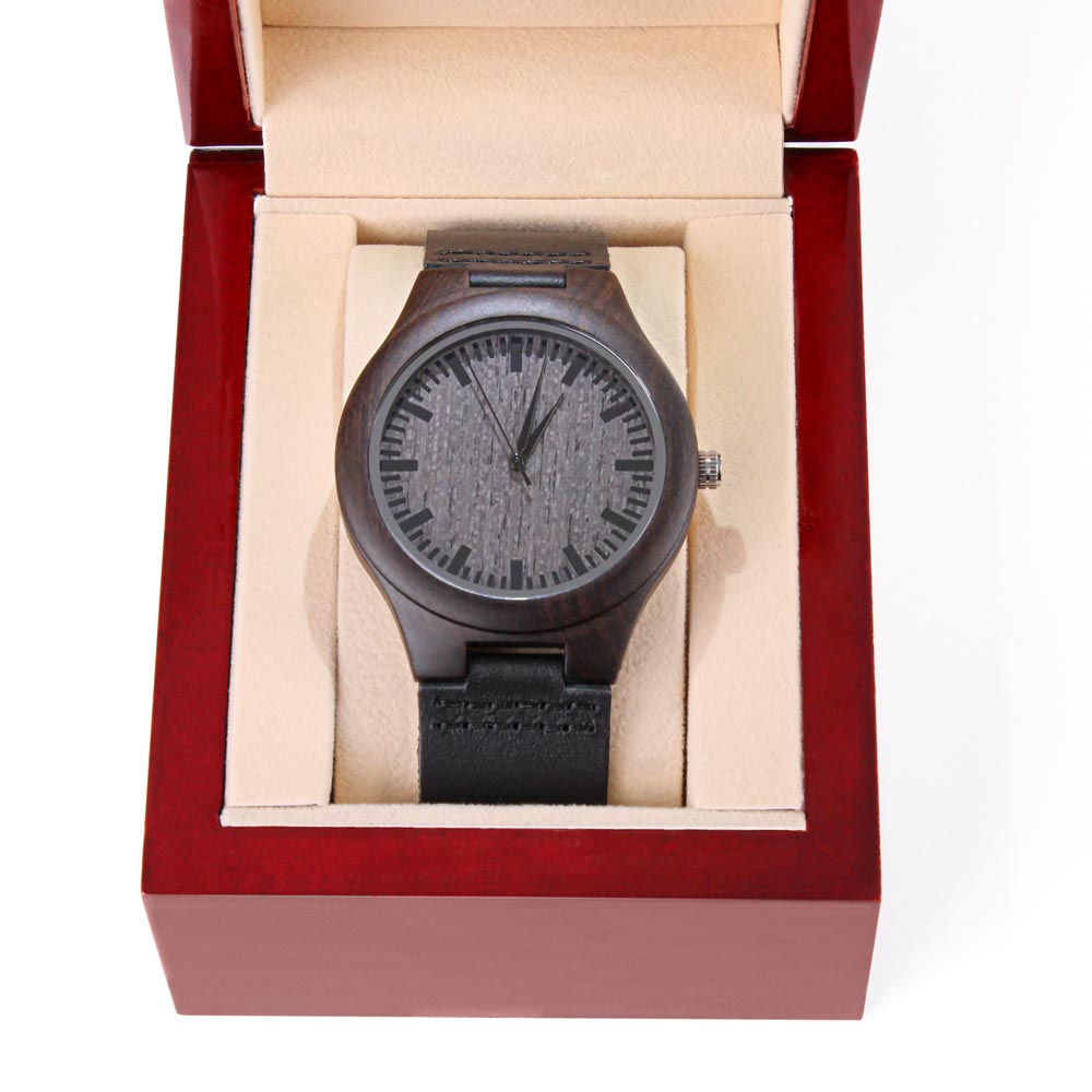 Wooden Watch Gift for Future Husband