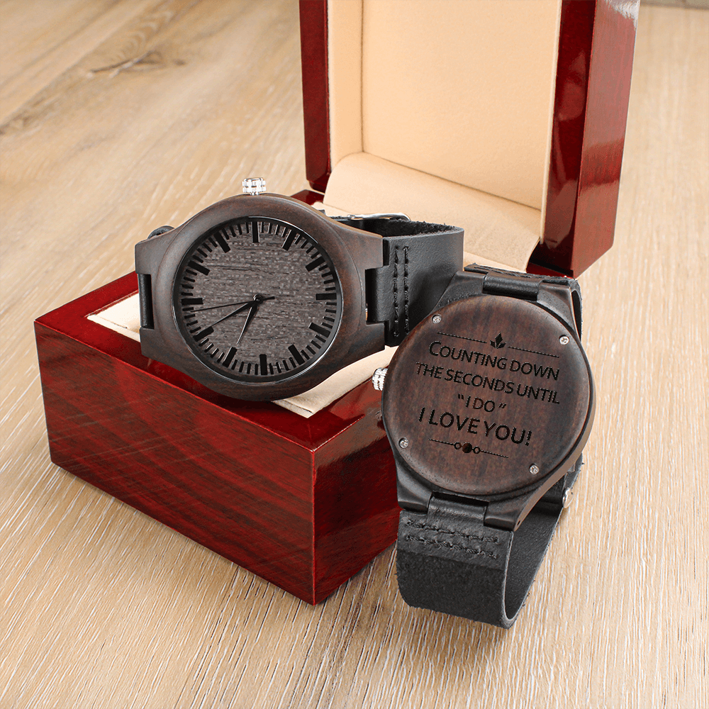 Wooden Watch Gift for Future Husband