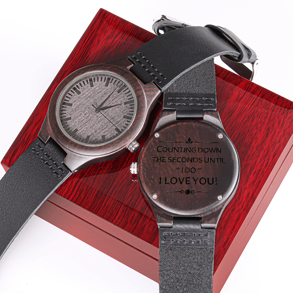 Wooden Watch Gift for Future Husband