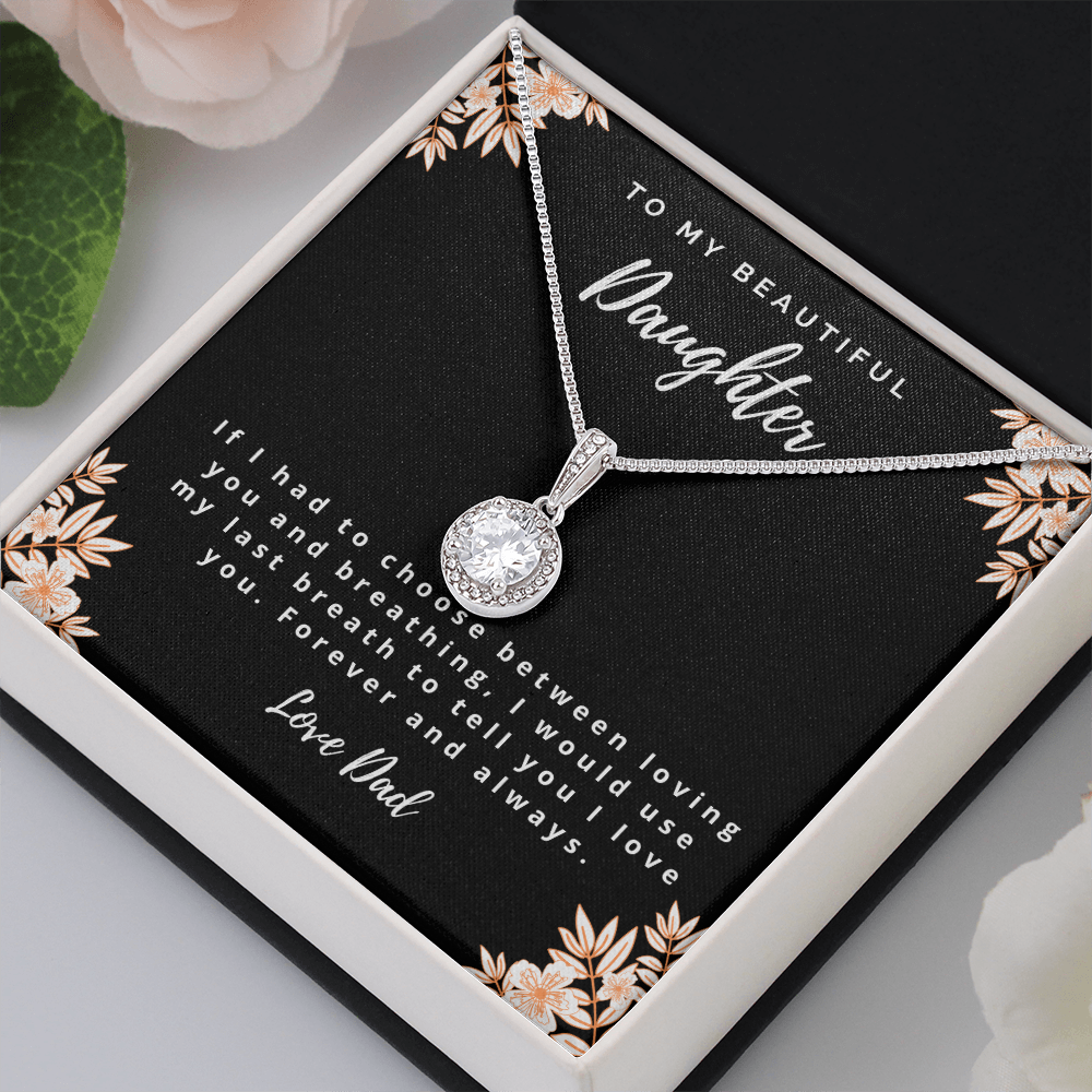 Dad to Daughter Eternal Hope Necklace