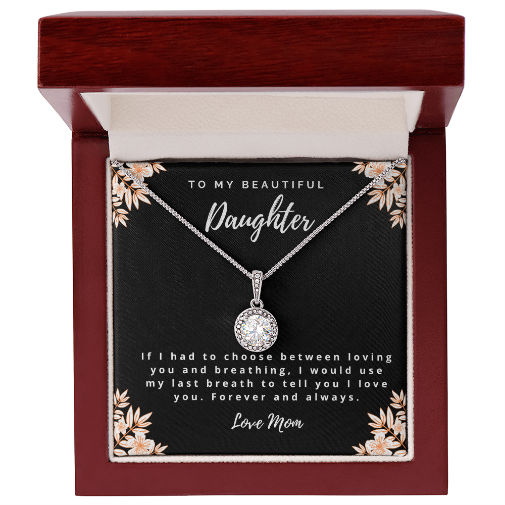 I Love You - Mom to Daughter Necklace