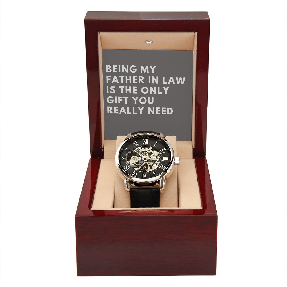 Father in Law Gift - Openwork Watch