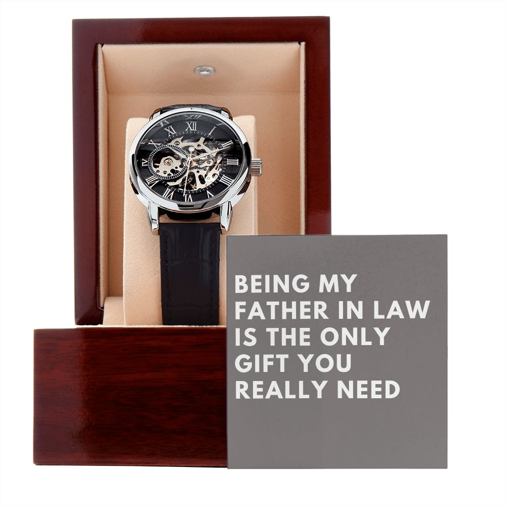 Father in Law Gift - Openwork Watch