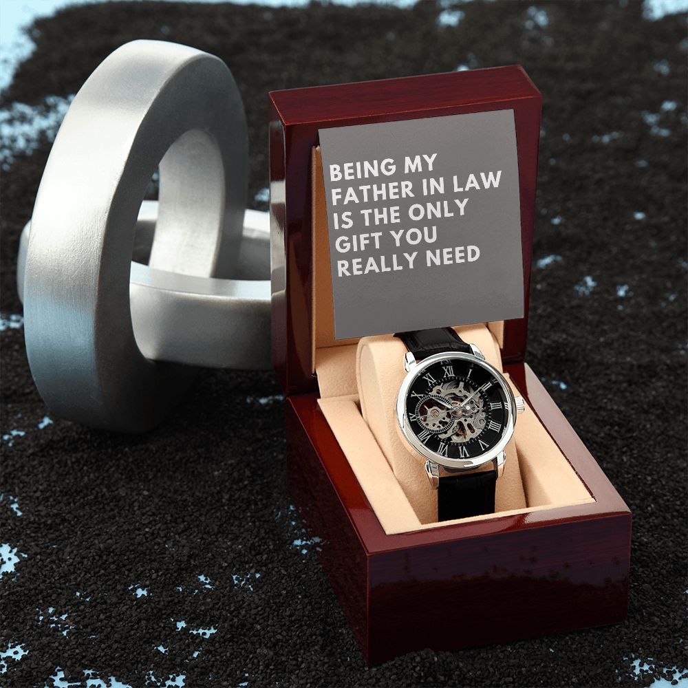 Father in Law Gift - Openwork Watch