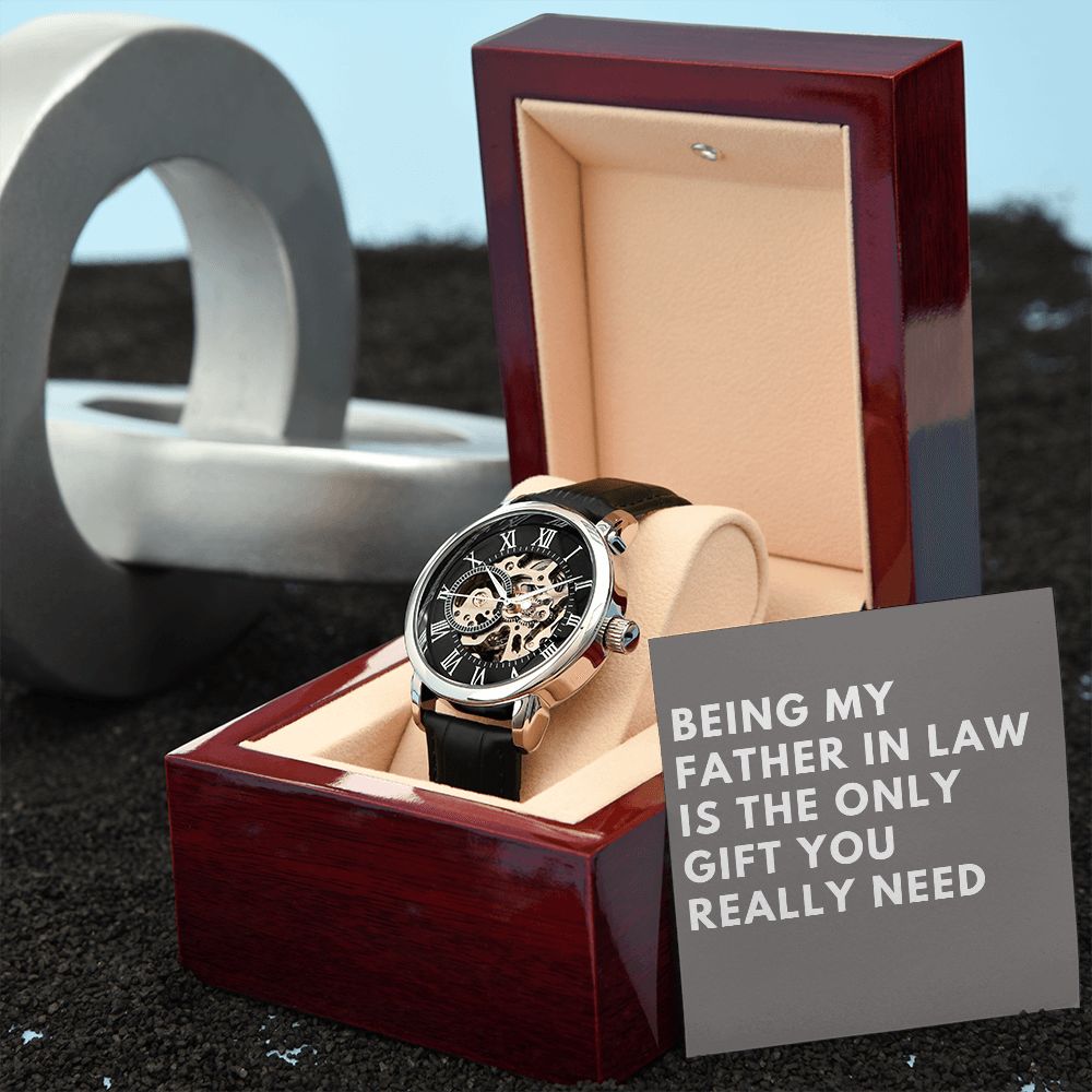 Father in Law Gift - Openwork Watch