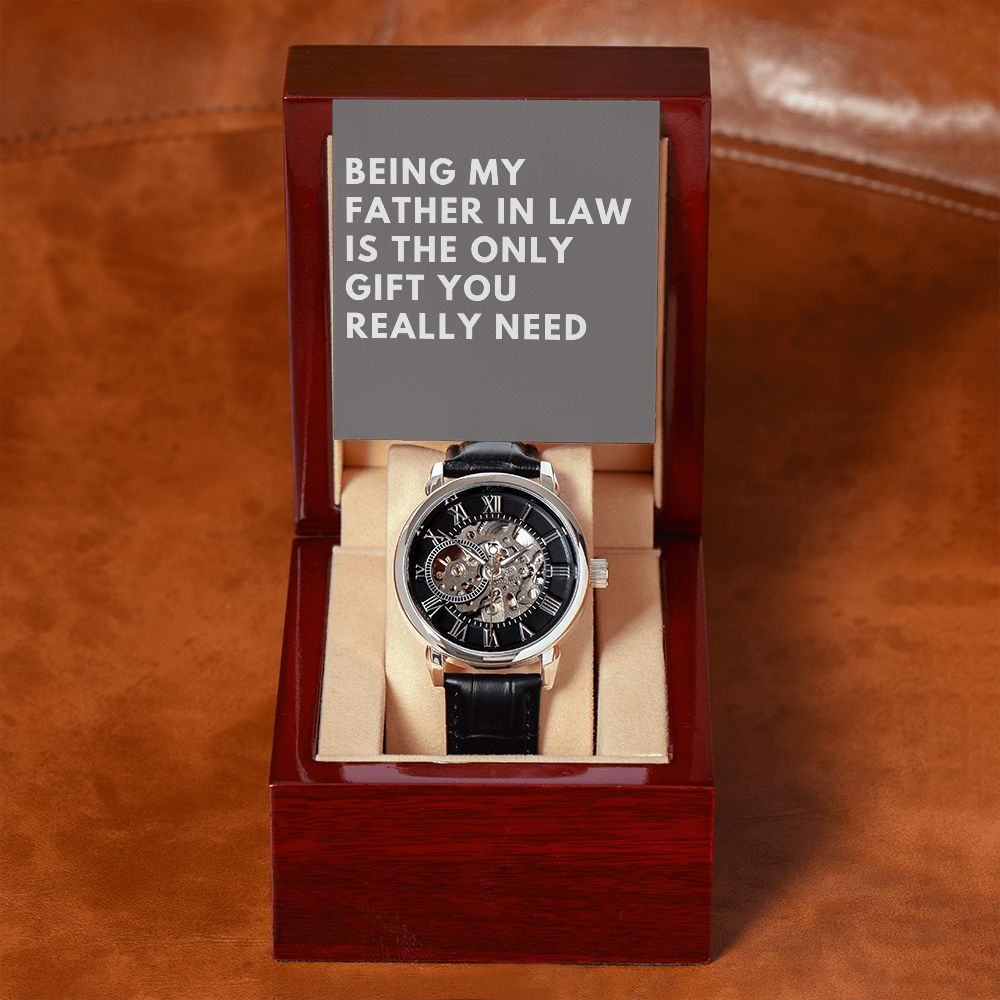 Father in Law Gift - Openwork Watch