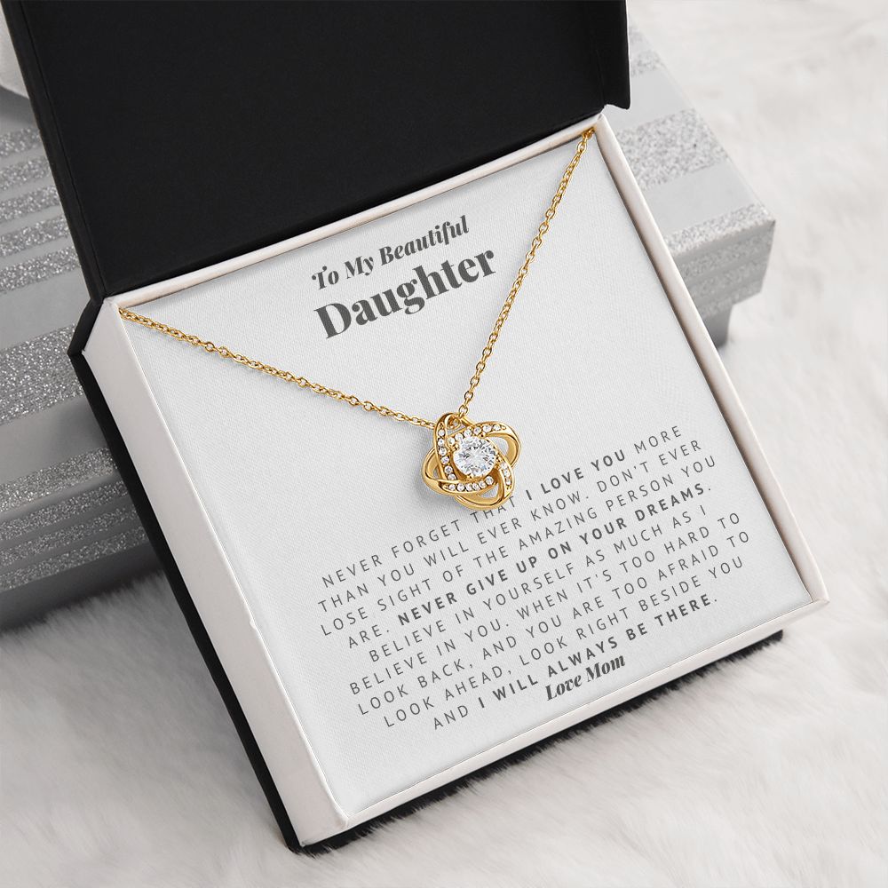Love Knot - Mom to Daughter Necklace