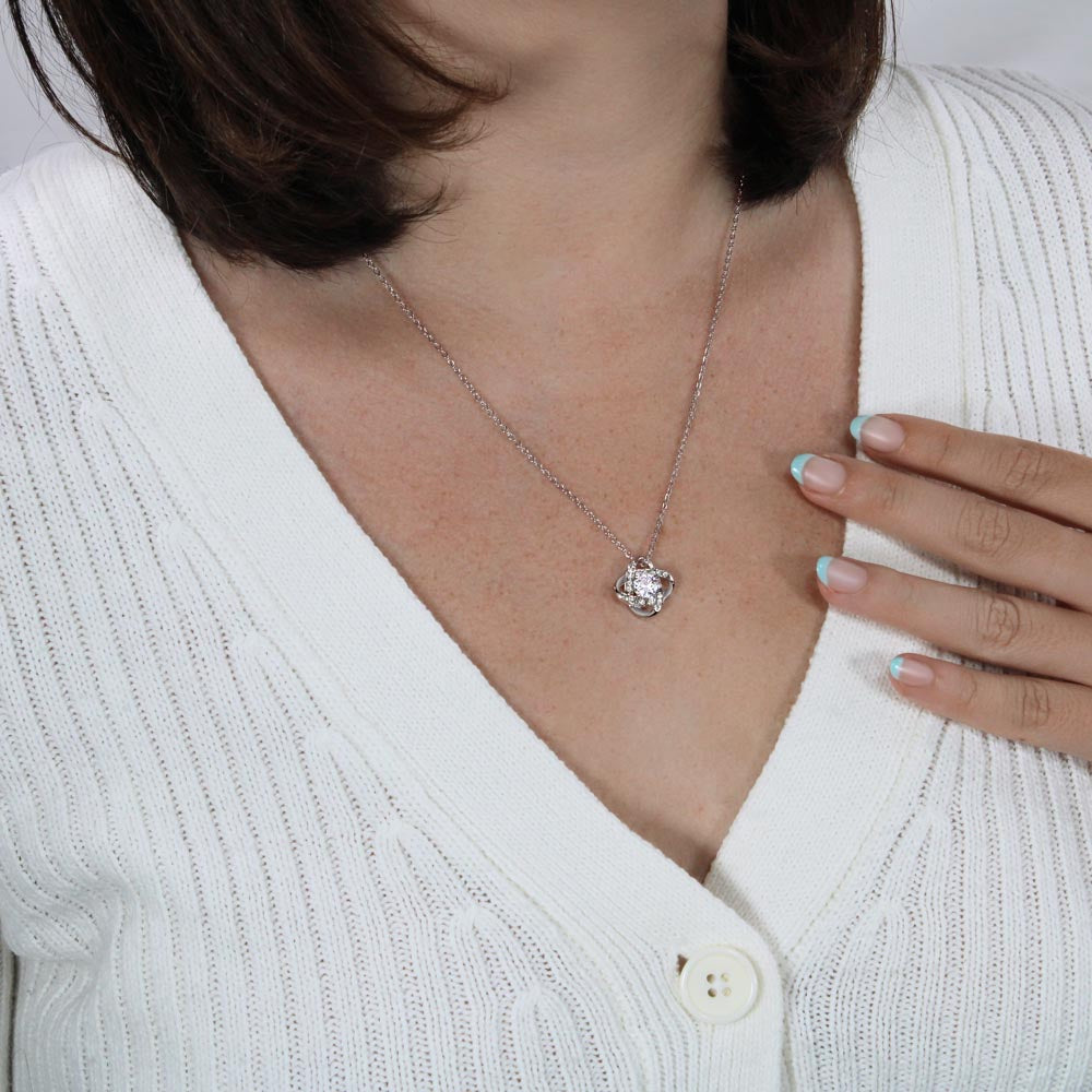 To My Soulmate - Love Knot Necklace