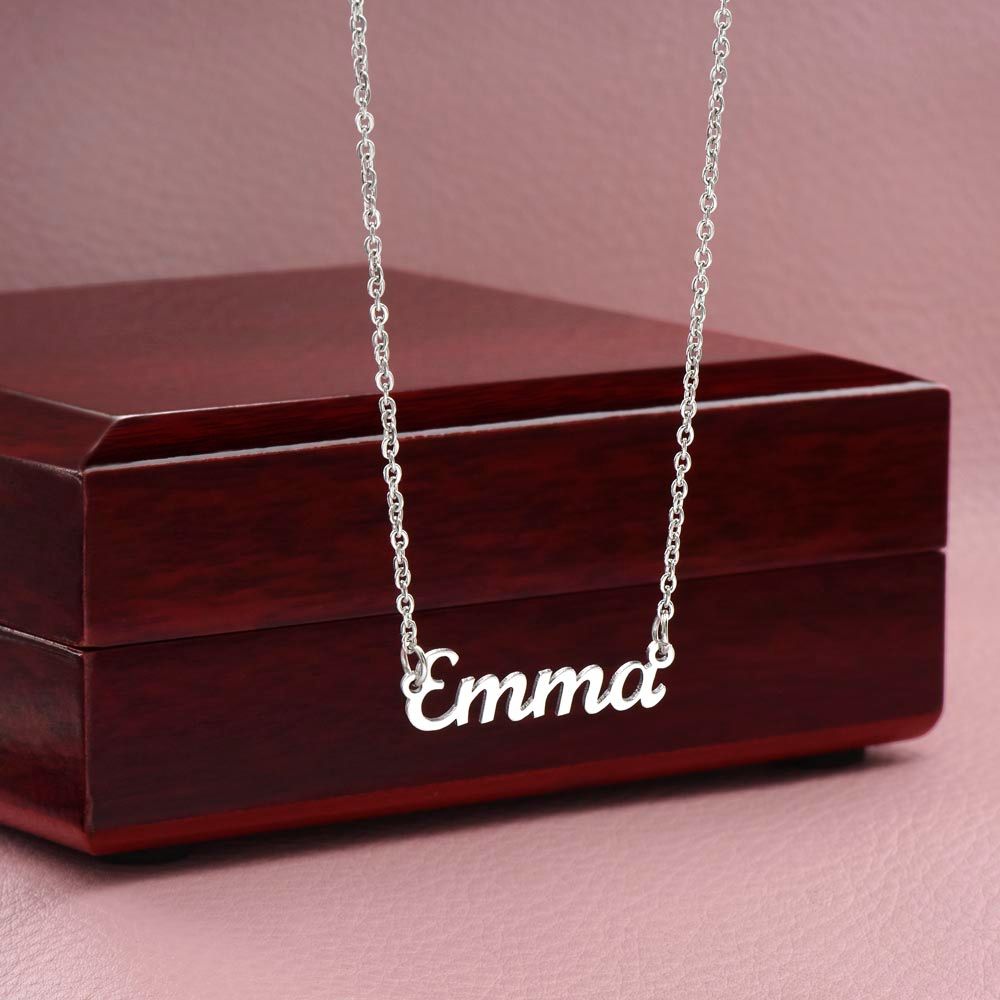 Mother to Daughter 'Always There' Personalized Jewelry Name Necklace