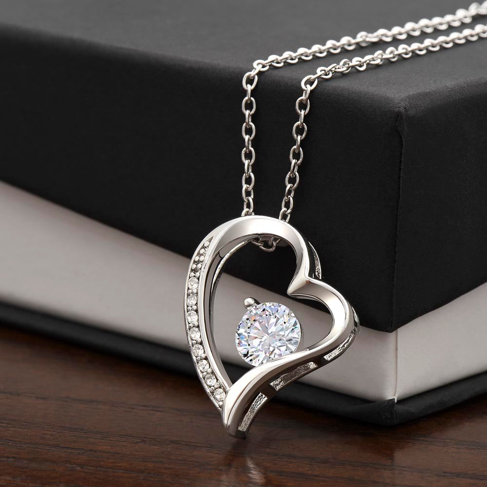 To My Granddaughter Always There Forever Love Necklace