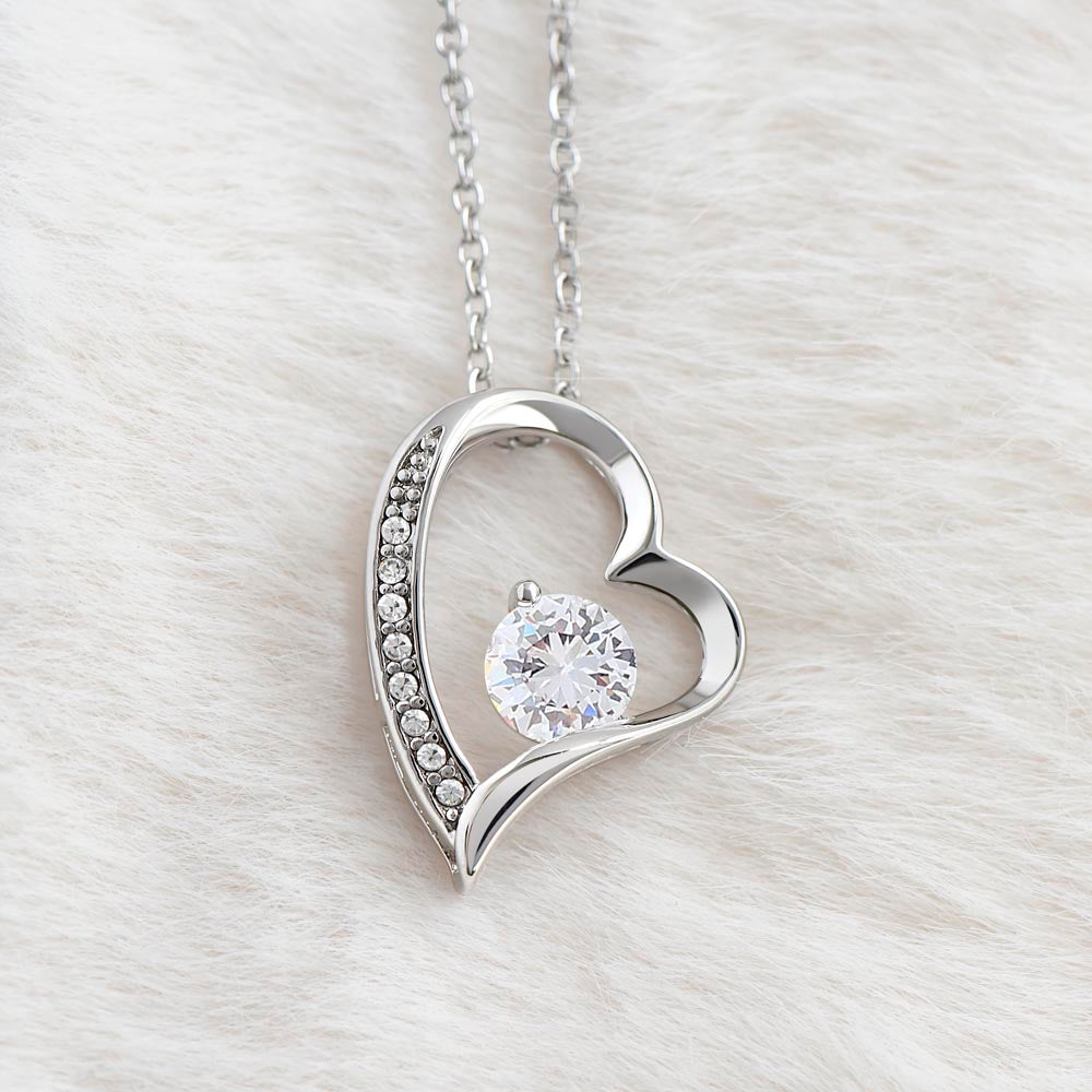 To My Granddaughter Always There Forever Love Necklace