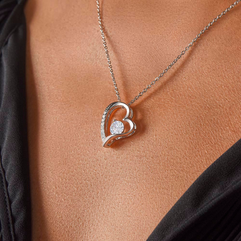 To My Granddaughter Always There Forever Love Necklace