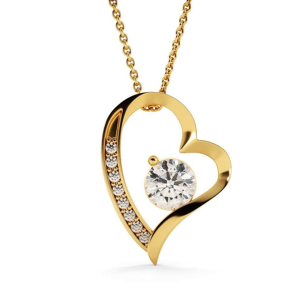 To My Granddaughter Always There Forever Love Necklace