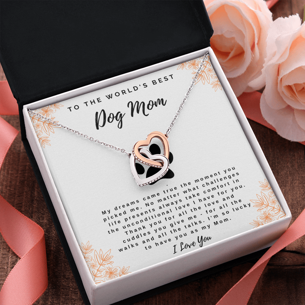 My Dreams Came True - Linking Heart Necklace for Dog Mom