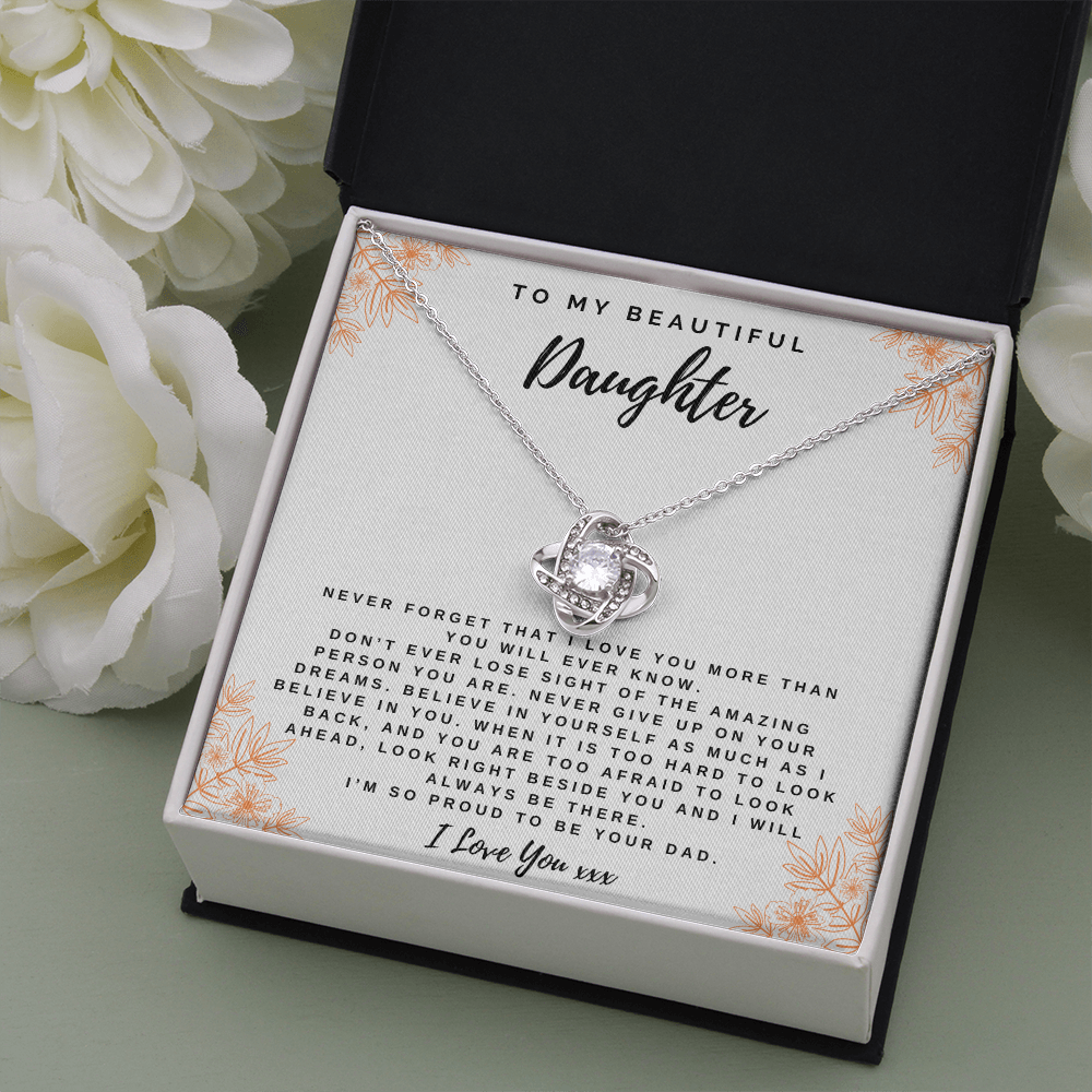 Never Forget I Love You - Necklace from Dad to Daughter