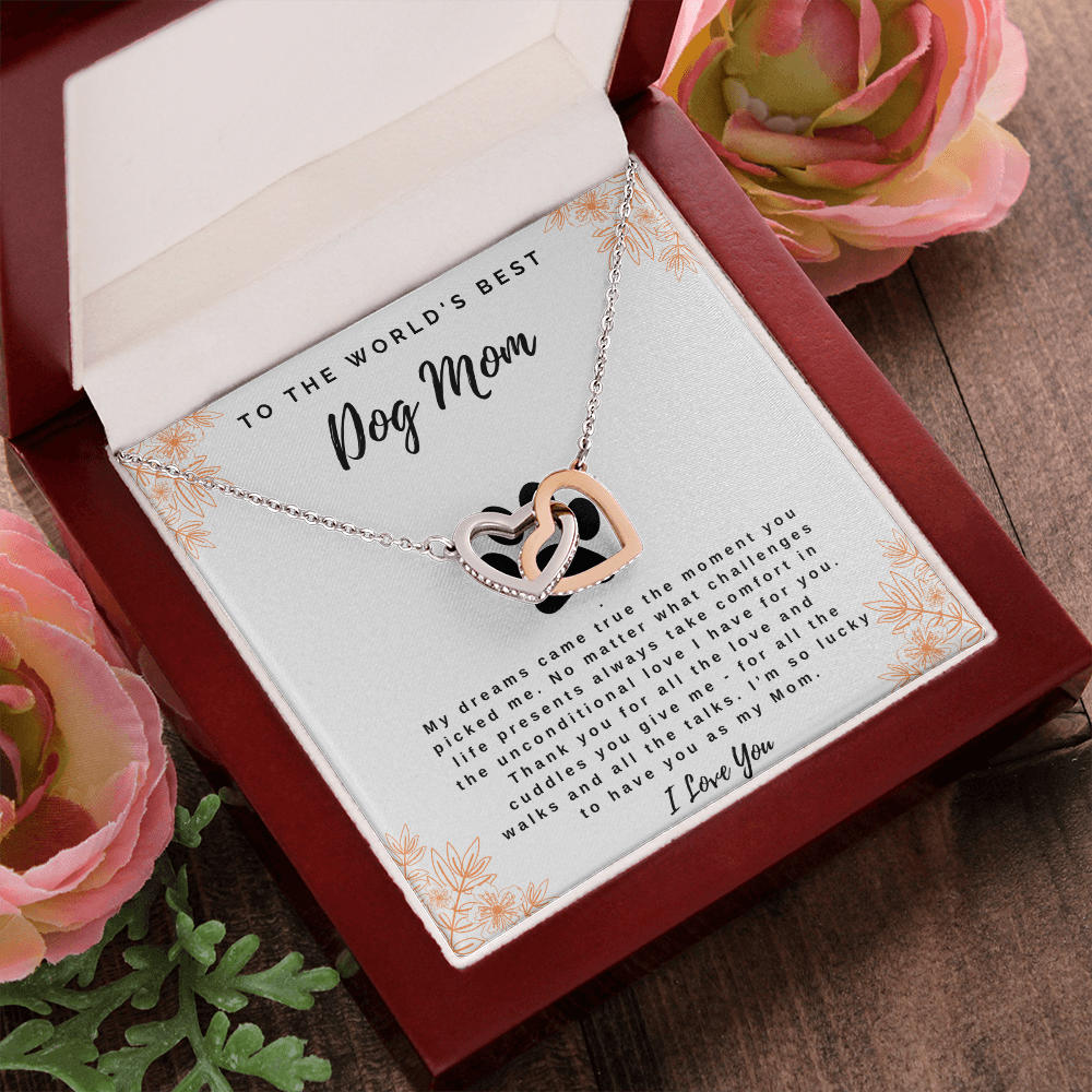 My Dreams Came True - Linking Heart Necklace for Dog Mom