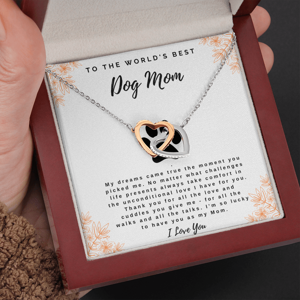 My Dreams Came True - Linking Heart Necklace for Dog Mom