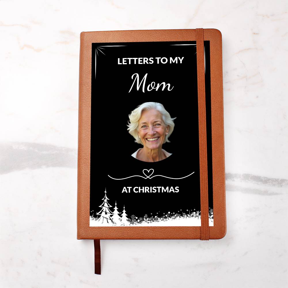 Personalized Christmas Memorial Journal, Custom Photo & Name - Letters to My Loved One at Christmas