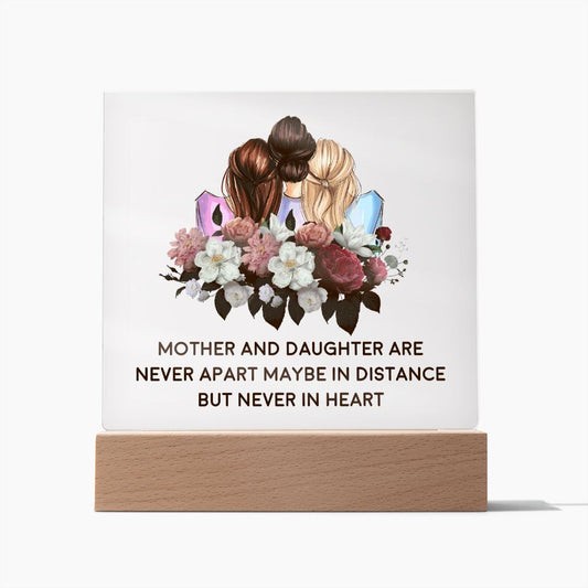 Mother Daughter Plaque Gift