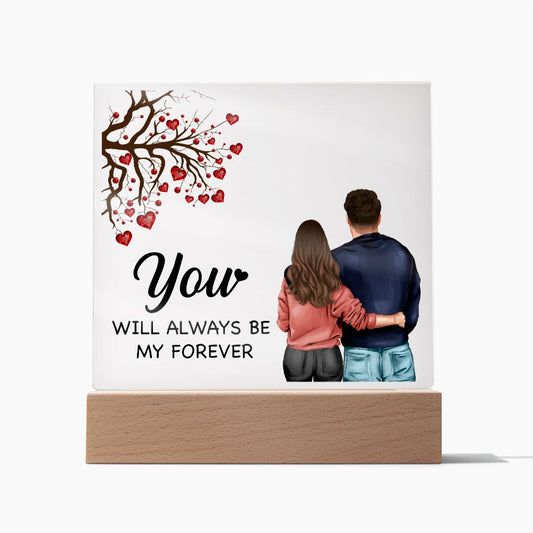 Husband Wife Plaque - My Forever