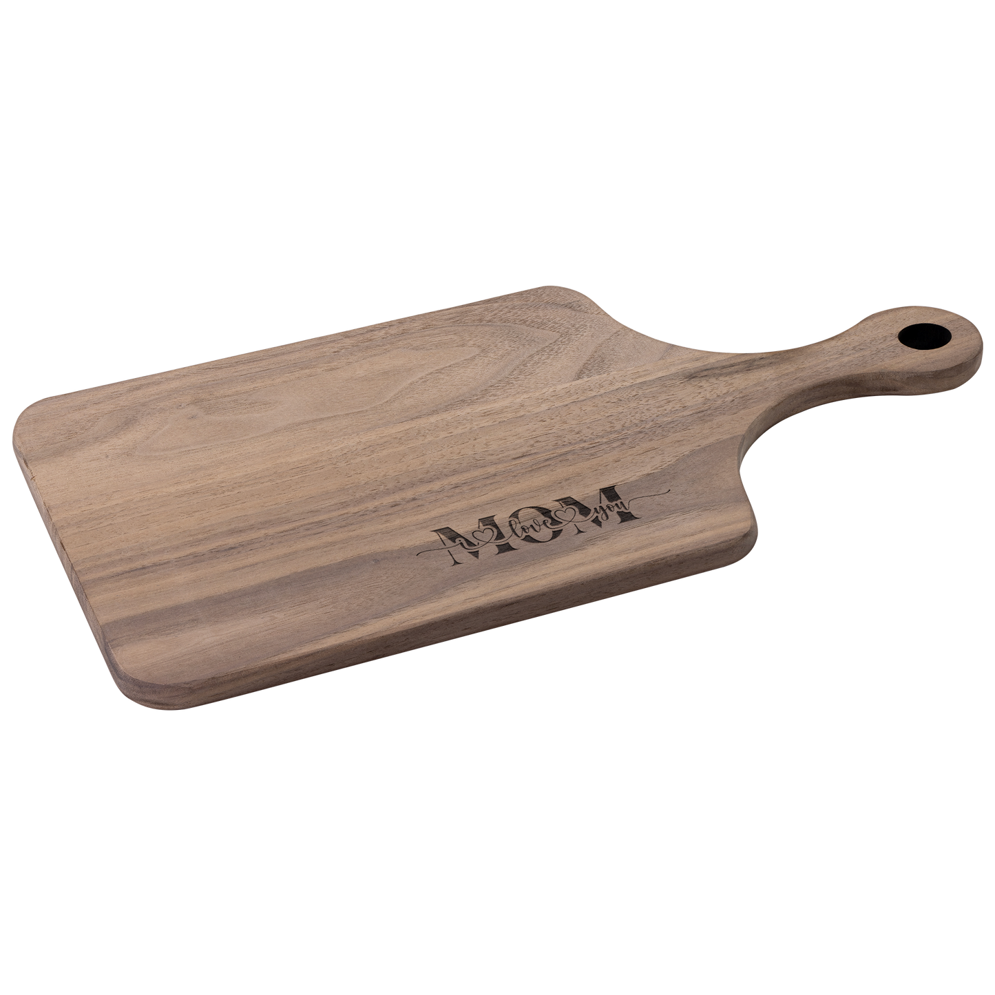'Mom I Love You' Wooden Cutting Board