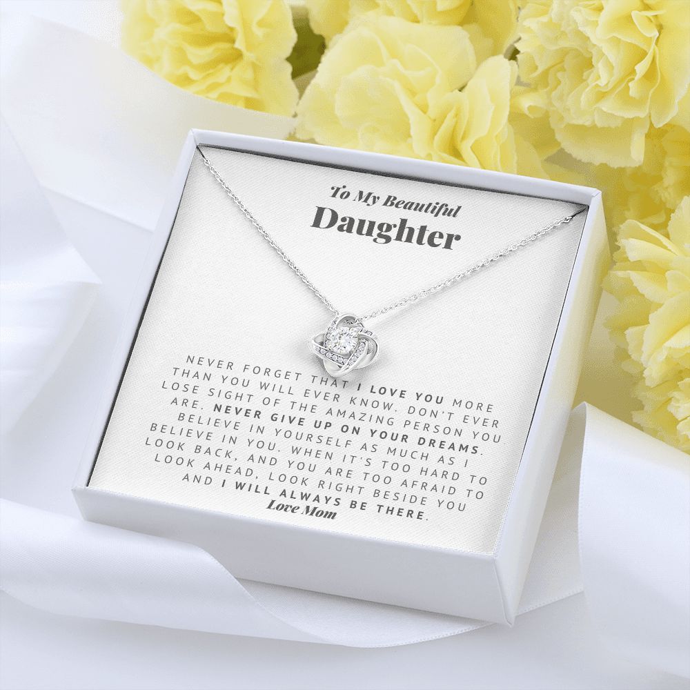 Love Knot - Mom to Daughter Necklace