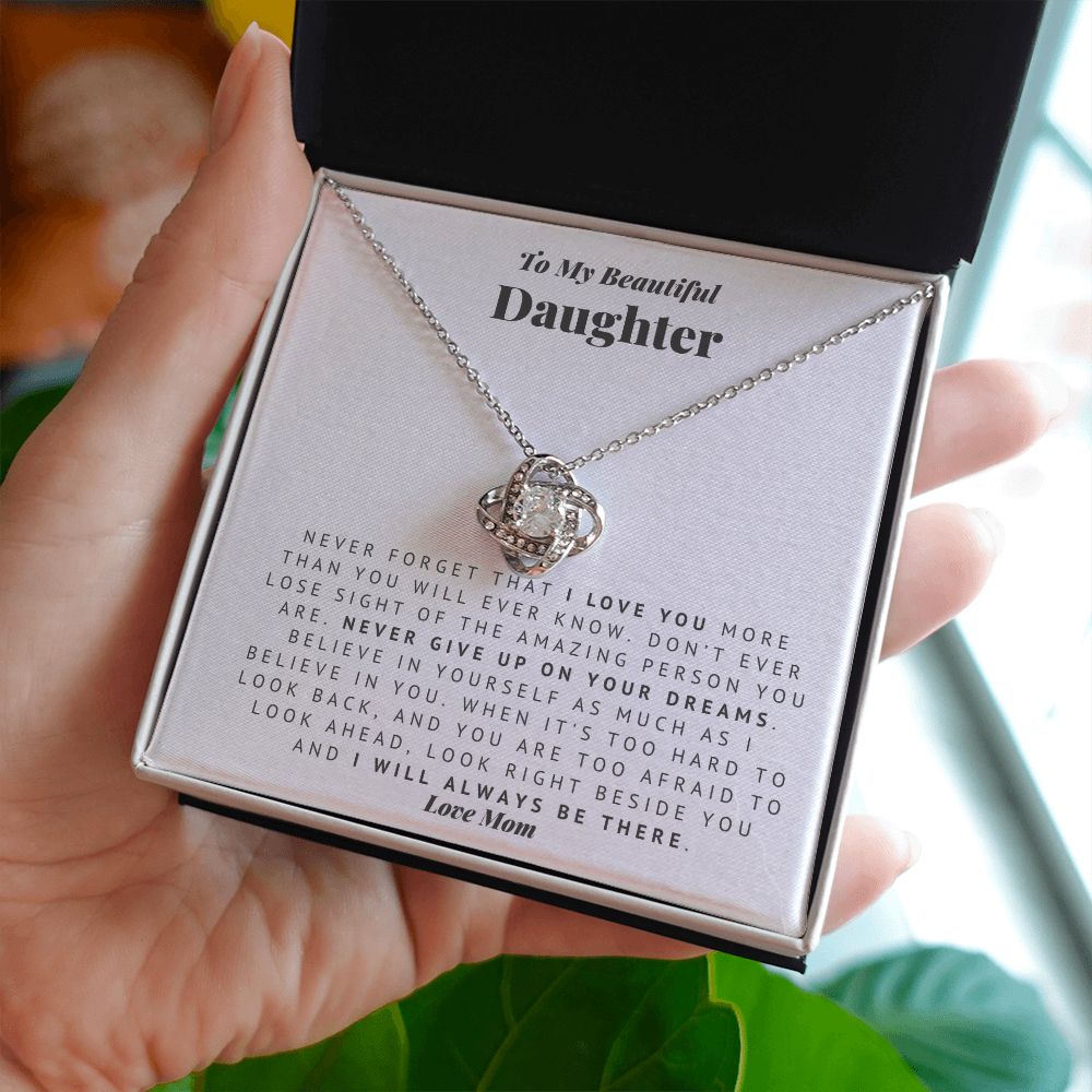 Love Knot - Mom to Daughter Necklace