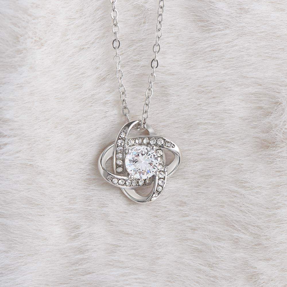 To Our Daughter - Always There Love Knot Necklace