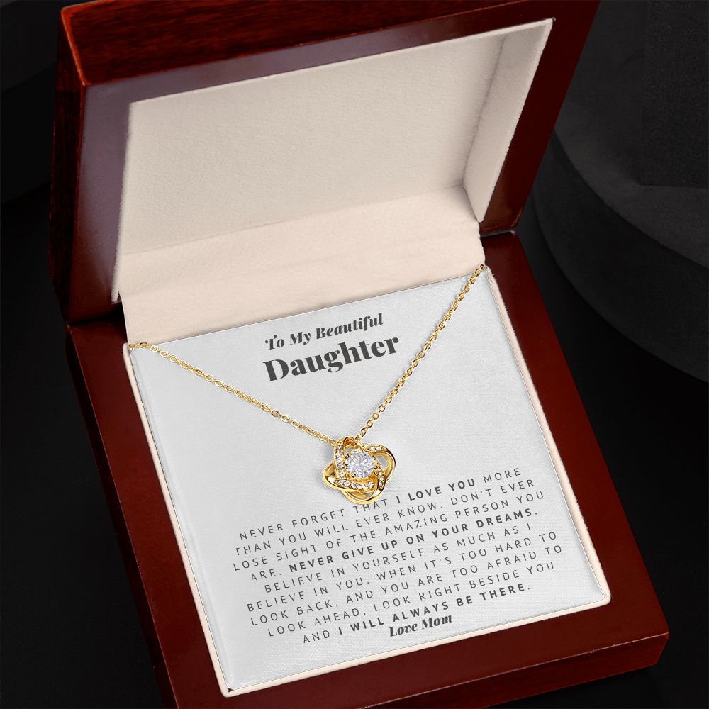 Love Knot - Mom to Daughter Necklace