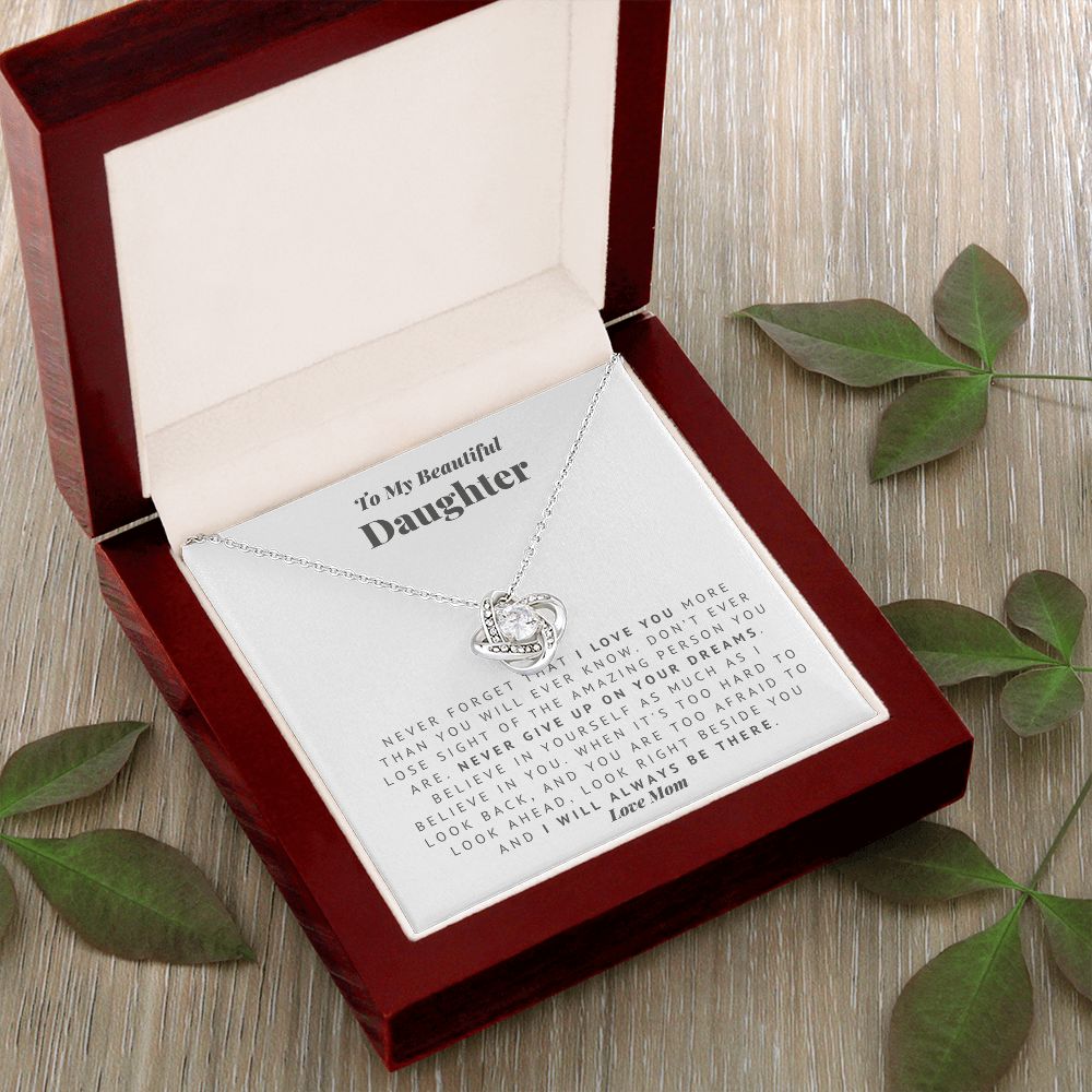 Love Knot - Mom to Daughter Necklace