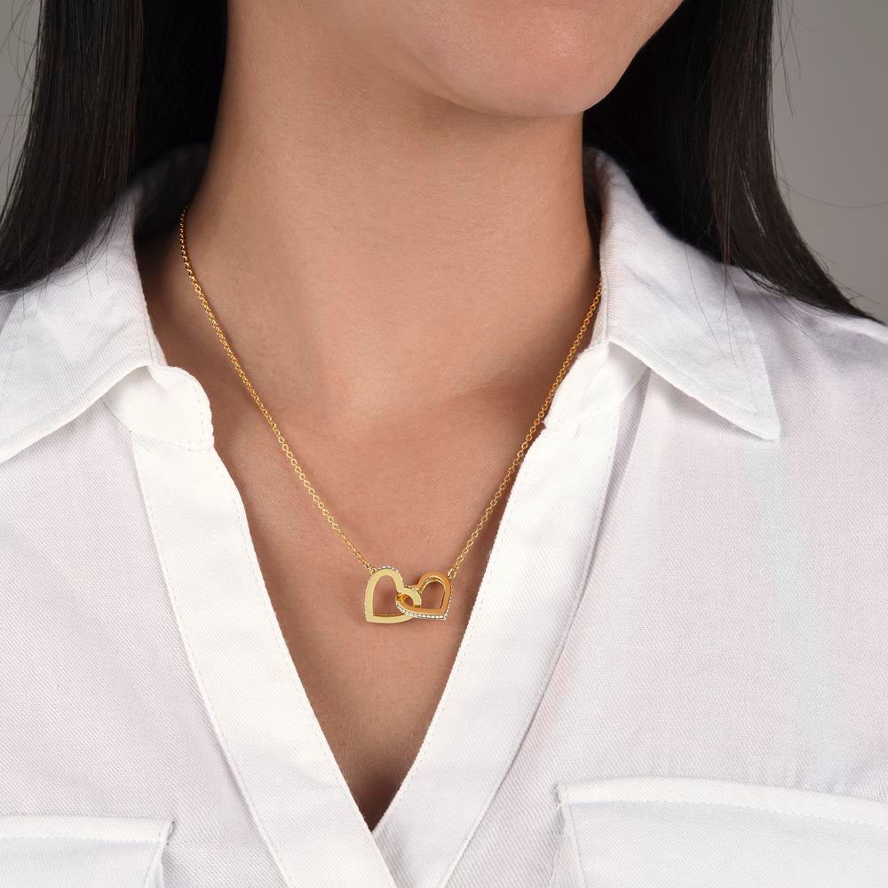 Always There Necklace Gift for Granddaughter from Grandmother Grandfather with Meaningful Message Card