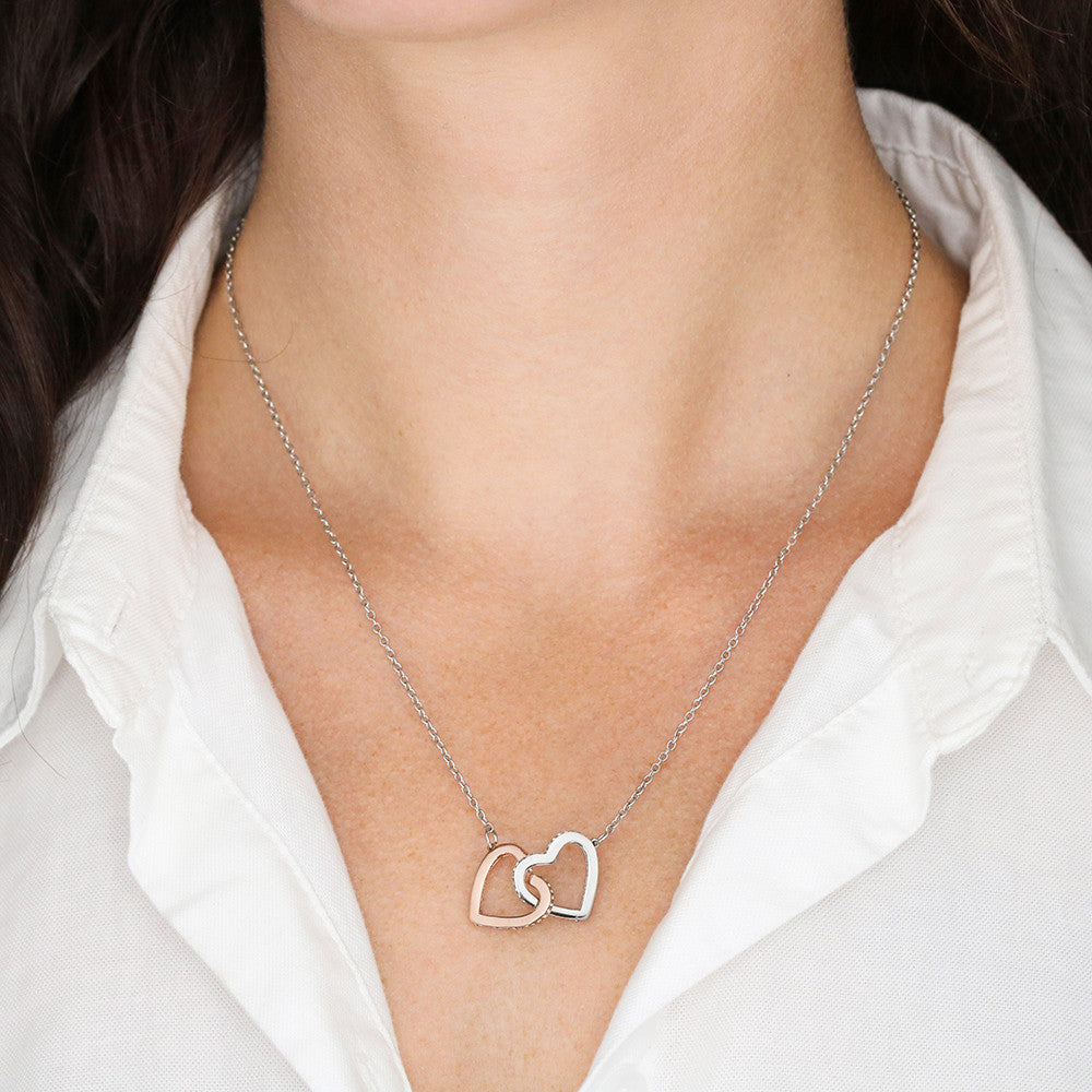 Always There Necklace Gift for Granddaughter from Grandmother Grandfather with Meaningful Message Card