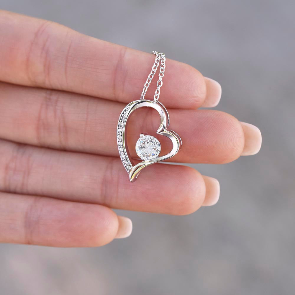 To My Granddaughter Always There Forever Love Necklace
