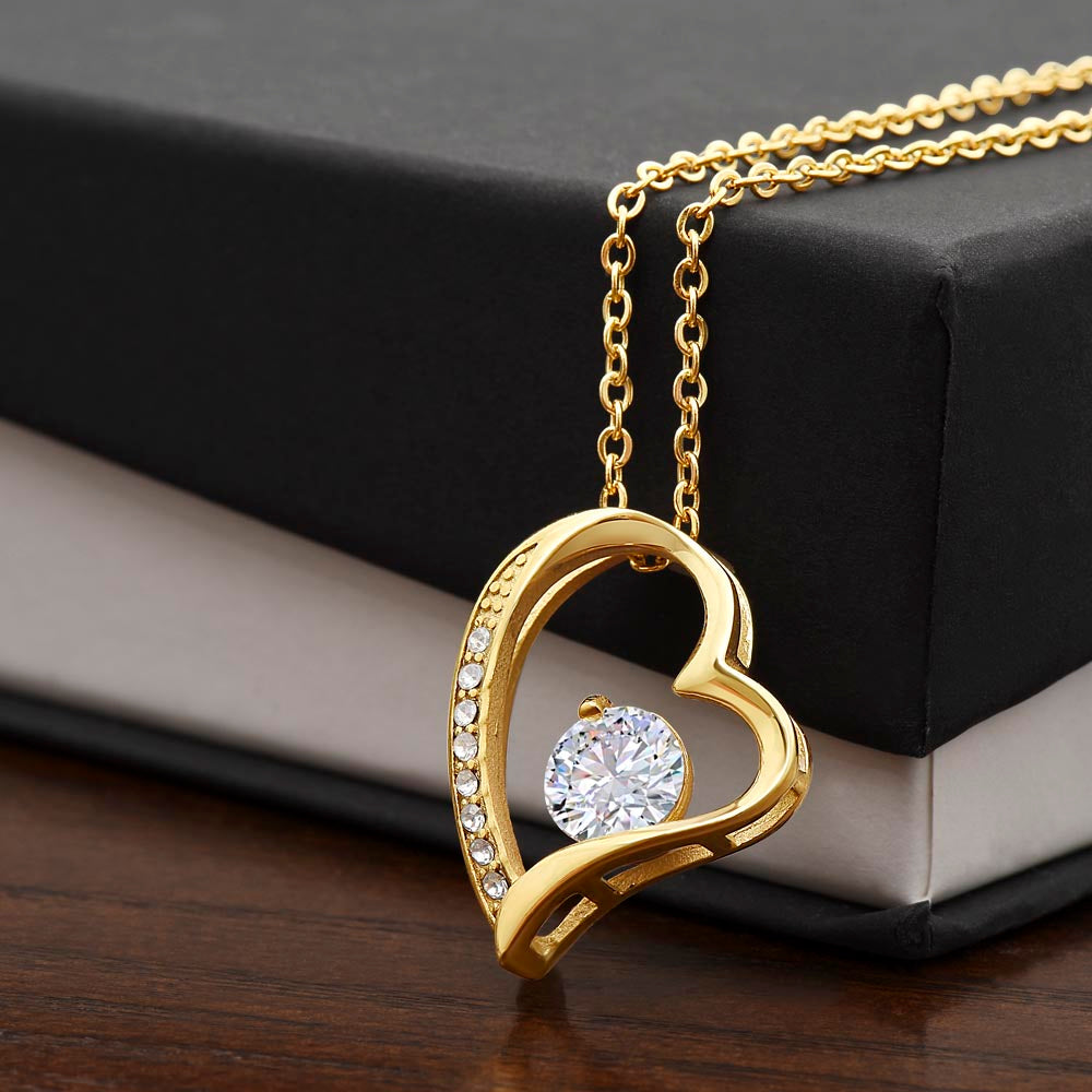 To My Granddaughter Always There Forever Love Necklace